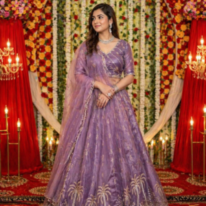 Lavender Noor Lehenga