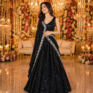 Midnight Sparkle Lehenga